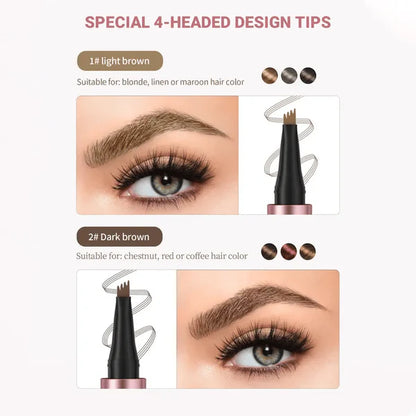 Waterproof Micro-Fork Eyebrow Pencil